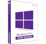 Win 10 Pro Retail License Key (1 User/PC, Lifetime Validity) 32/64 bit