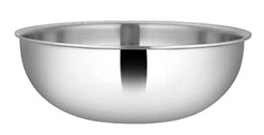 Signoraware Artista Tri-Ply Stainless Steel Induction Compatible Extra Deep Triply Tasla without Lid, (26cm, Capacity 4000 ml), Silver