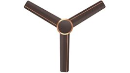 Havells 1200mm Trinity BLDC Motor Ceiling Fan | Premium Finish Decorative Fan, High Air Delivery, Remote Control | 5 Star Rated,Upto 60% Energy Saving, 2 Yr Warranty | (Pack of 1, Dusk LT Copper)