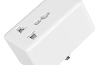 Polycab Hohm Lanre Wi-Fi 16 A Smart Plug with Energy Monitoring-Suitable for High Power Large Appliances like Geysers,Microwave Ovens,AC (Compatible with Alexa and Google Assistant) (Pack of 1)