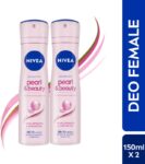 NIVEA Deodorant deo pearl and beauty Body Spray – For Women(300 ml, Pack of 2)