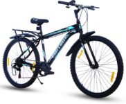 EAST COAST Premium City Bike/cycle 26t with Inbuilt Carrier ( 7 SPEED ) 26 T Road Cycle(7 Gear, Black, Rigid)