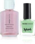 FACES CANADA Nail Combo – Nail Enamel Remover + Splash (Linty)(2 Items in the set)