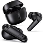 TECHFIRE Bullets Max TWS Earbuds with 100 HRS Playtime,(50ms Low Latency), Bluetooth v5.3 Bluetooth(Carbon Black, True Wireless)