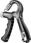 YIXTY Strength Trainer Premium Adjustable Strengthener for Wrist & Forearm Hand Grip/Fitness Grip(Black)