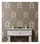 Kayra Decor Damask Stencils for Wall Painting – Pack of 1, 16 inch x 24 inch – (KHS447)