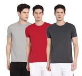 Ap’pulse Men’s SS RN Sports Tshirt(Pack of 3)