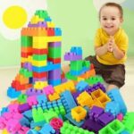 ARIZON Bricks Toys Sets with Wheel,Lego Blocks,Educational Toys for Kids 54+pcs(Multicolor)