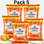Calintro Active Wash Detergent Powder |Tough on Stains | Gentle on Fabrics | Colour-Safe Detergent Powder 5 kg(Orange)