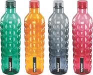 NAYASA Cushion Economy Pet Fridge Bottle 1000 ml Bottle(Pack of 4, Multicolor, Plastic)