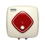 Usha Aqua Swirl 25 Litre 5 Star Storage Water Heater With Copper Heating Element (Ivory Wine), Wall Mounting,With Free Installation And Connection Pipes