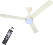 Sansui BLDC Urja with LED Light & Remote 5 Star 1200 mm 3 Blade Ceiling Fan(Ivory | Pack of 1)