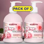 Regolith Body Serum Lotion, Moisturizing, Skin Soothing & Hydration With Rose Extract(300 ml)