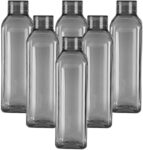Pack of 6 Premium Bottle Multi Colors Fridge Water Bottles 1000 ml Bottle PET