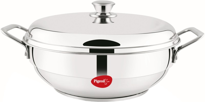 Pigeon Elite Shine and 2 L, 3 L Outer Lid Induction Bottom Pressure Cooker(Triply)