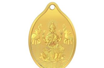 Malabar Gold & Diamonds 24k (999) 1.5gram Laxmi Gold Coin Cum Pendant