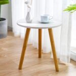 Welltrade Shopppee Luxury Gold Metal Coffee Table | Engineered Wood Top & Golden Iron Frame | Modern Decor Sqaure Center Table for Living Room – Stylish & Modern Design (White)