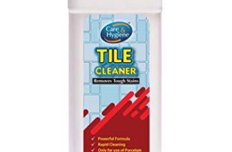 Care & Hygiene Tile Cleaner 1ltrs, Red, Descaler, Removes Heavy Stains from Tiles and Ceramics