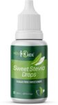 HEALTHOXIDE Sweet Stevia Drops – Natural & Zero Calorie Sweetener, Sugar Substitute, Sugar Free – 20 ml Sweetener(20 ml)