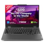 Lenovo LOQ Intel Core i5-12450HX 15.6″ (39.6cm) 144Hz 300Nits FHD Gaming Laptop (12GB/512GB SSD/Win 11/NVIDIA RTX 2050 4GB/100% sRGB/3 Month Game Pass/1Yr ADP Free/Grey/2.4Kg), 83GS008VIN