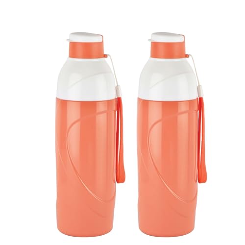 Clazkit Round Plastic Cutting/Chopping Board with Handle for Vegetable, Fruits, Cheese – Color May Vary