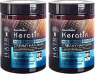 smartdrops Keratin Hair Mask for Moisturizing & Smooth Hair, (Pack of 2)(1000 g)