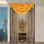 Perpetual Toranam For Entrance Door – Marigold Flowers Garlands Toran For Main Door Decoration, Traditional Bandhanwar Wall Hangings For Home Decoration (T-3D)