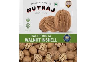 Nutraj California Walnut Inshell Whole 1Kg Pouch|Akhrot|Dry Fruits & Nuts|Grocery