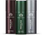 The Man Company Privilege Hero, Titanium & Champion | Long-Lasting Deodorant Spray – For Men(450 Ml, Pack Of 3)