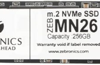 Zebronics Zeb-Mn26 256Gb M.2 Nvme Solid State Drive (Ssd), With 1900Mb/S Read Speed, Pcie Gen 3.0, Next Level Performance, Ultra Low Power Consumption, Thermal Management And Silent Operation.