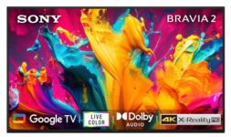 Sony Bravia 2 Series 108 Cm (43 Inches) 4K Ultra Hd Smart Led Google Tv K-43S20B (Black)