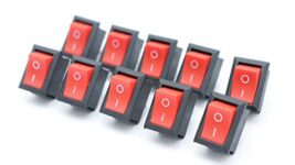 Electronic Spices 10 Pcs Mini 2 Pin Spst On/Off High Performance Switch For Electronic Circuit Pcb, For Electronic Project Or Experiment
