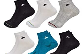 Sjeware 12 Pairs Solid Cotton Ankle Length Socks For Men & Women, Multicolor, Pack Of 12, Free Size