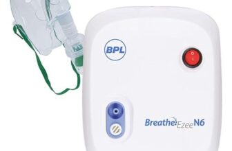 Bpl Medical Technologies Bpl Breathe Ezee N6 Low Noise Compressor Nebuliser Machine Kit For Child And Adult, Portable Nebulizer,