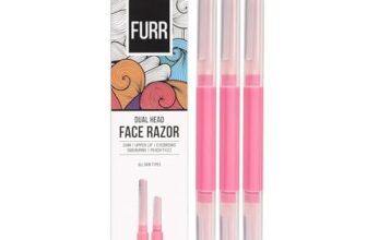 Furr Face & Eyebrow Razor For Women Facial Hair With Dual Blade Head 3N | German Blades | Easy Shaping And Shaving | Reusable Up To 5 Times | Durable And Rust Free Blades