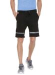 Force Nxt Super Combed Cotton Mens Solid Shorts Black