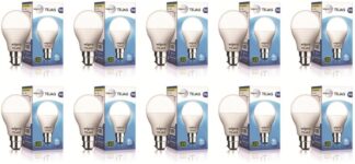 Wipro 9 W Standard B22 Led Bulb(White, Pack Of 10)