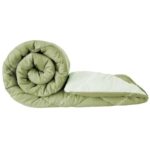 Status Contract Reversible Solid Comforter Double Bed Blanket For Winter//Double/Gsm- 220/Size -220 X 210 Cm (Green)
