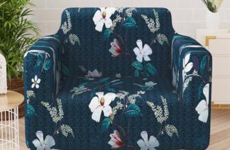 Story@Home Sofa Cover 1 Seater | Elastic Sofa Cover | Polyester | (90 X 140 X 50 Cm, Navy Blue) Durable And Stylish Anti Slip Sofa Cover, Anti-Slip Sofa Cover For Living Room