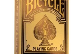 Bicycle Metalluxe Gold Playing Cards – Premium Metal Foil Finish – Poker Size