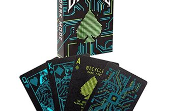 Bicycle Dark Mode Playing Cards For All Ages,Pack Of 1