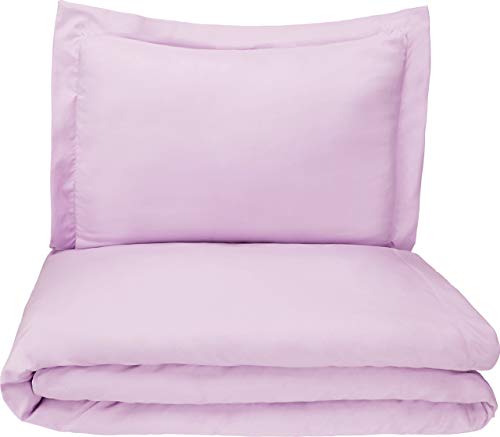 Status Contract -2024 Cotton Rich Double Bedsheet With 2 Pillow Covers For Bed Room, Home, Hotel-120 Gsm (Violet White)