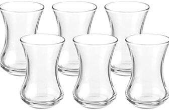 Amazon Brand – Solimo Multipurpose Glass 120Ml, Set Of 6, Transparent