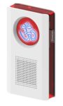 Goldmedal Curve Plus 204080A Plastic Ekaant-Mantra Bell (White And Red)