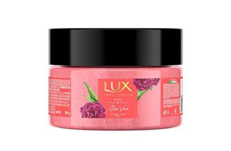 Lux Rose & Aloe Vera Body Scrub, 300Gm
