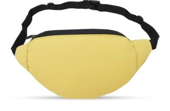 Bigplayer Sport Waist Bag Stylish And Functional Waist Bags For Men And Women Waterproof, Nylon Trainer Waist Bag With Adjustble Waist Belt Travel Waist Pouch