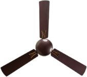 Luminous Audie 2 Star Energy Efficient 50-Watt High-Speed For Home And Office 2 Star 1200 Mm 3 Blade Ceiling Fan(Charcoal Black | Pack Of 1)