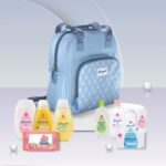Johnson’S Baby Gift Pack With Daily Essential Products & A Premium Maternity Bag(Blue)