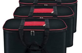 Perpetual Organisers Storage Box For Clothes – Non Woven Multipurpose Large Size Under Beded Storage Bag For Blanket, Bedsheets And Dresses With Zipper Closure (Pack Of 3)