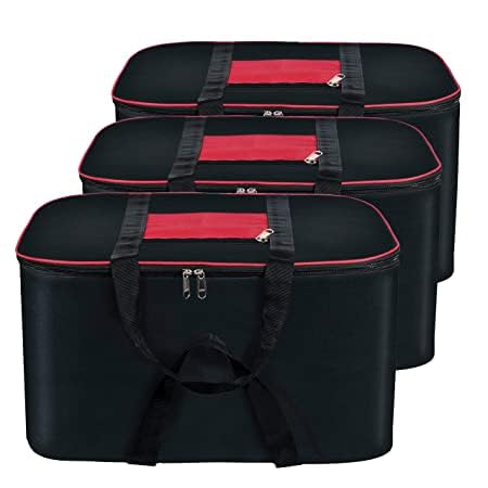 Perpetual Organisers Storage Box For Clothes – Non Woven Multipurpose Large Size Under Beded Storage Bag For Blanket, Bedsheets And Dresses With Zipper Closure (Pack Of 3)